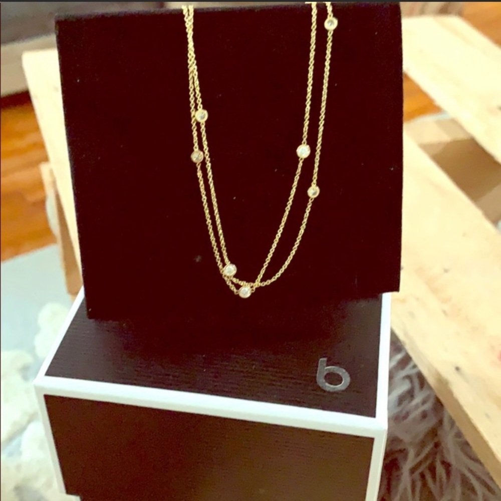 Bloomingdales Diamond station necklace